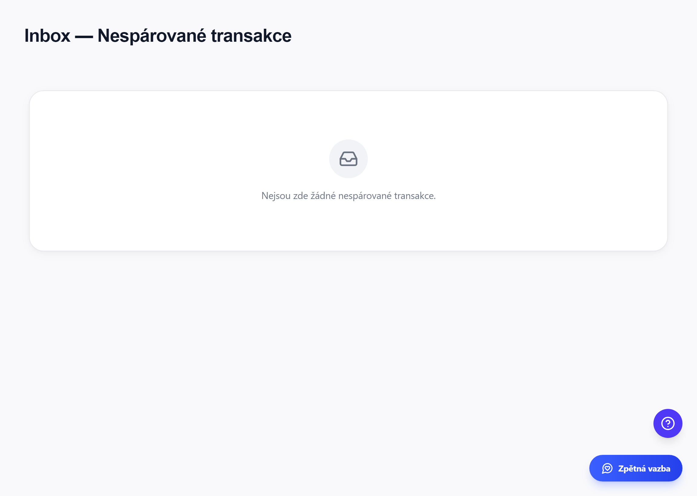 Záložka Nájemné s filtrem přepnutým na Čeká